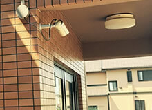 大垣市マンションの防犯カメラ設置工事