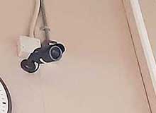 奈良県香芝市の工場で防犯カメラ増設工事