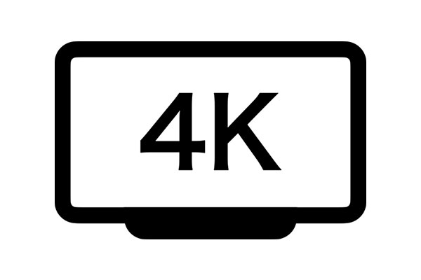 高画質4K対応